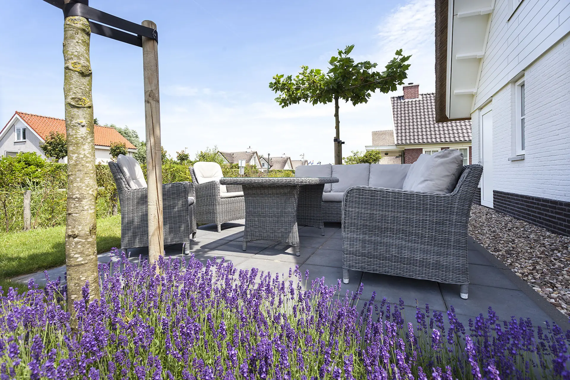 Achterterras van Tapuit Comfort